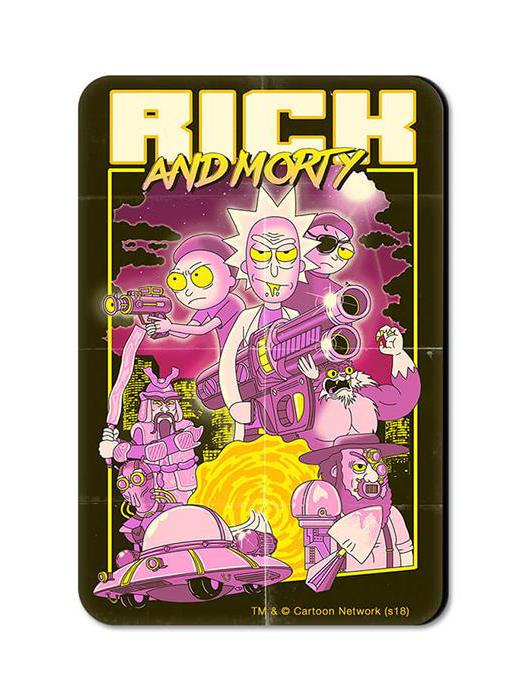 Film Poster - Rick And Morty Official Fridge Magnet
