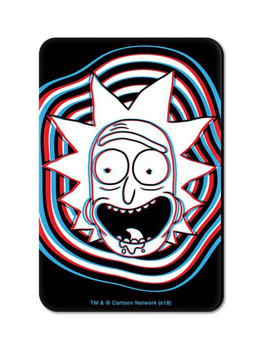 Glitch - Rick And Morty Official Fridge Magnet