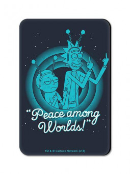 Peace Among Worlds - Rick And Morty Official Fridge Magnet