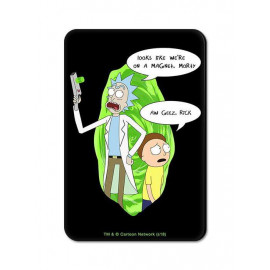 Looks Like We Are On A Magnet - Rick And Morty Official Fridge Magnet