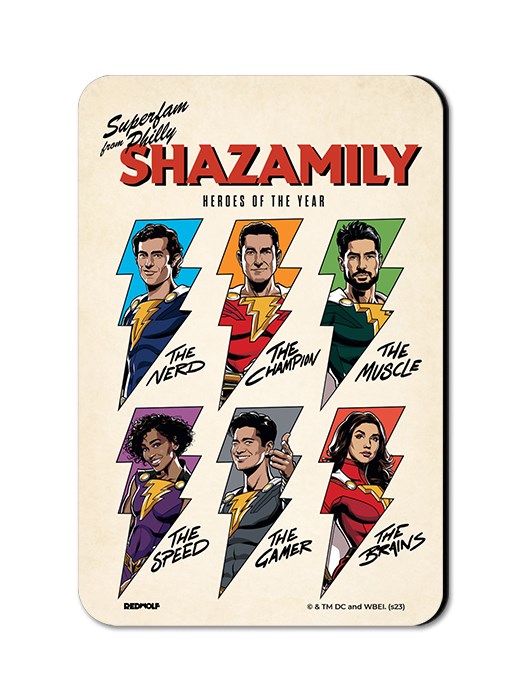 Shazamily - Shazam Official Fridge Magnet