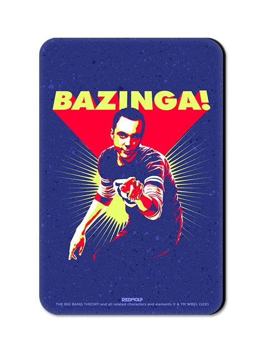 Sheldon Bazinga - The Big Bang Theory Official Fridge Magnet
