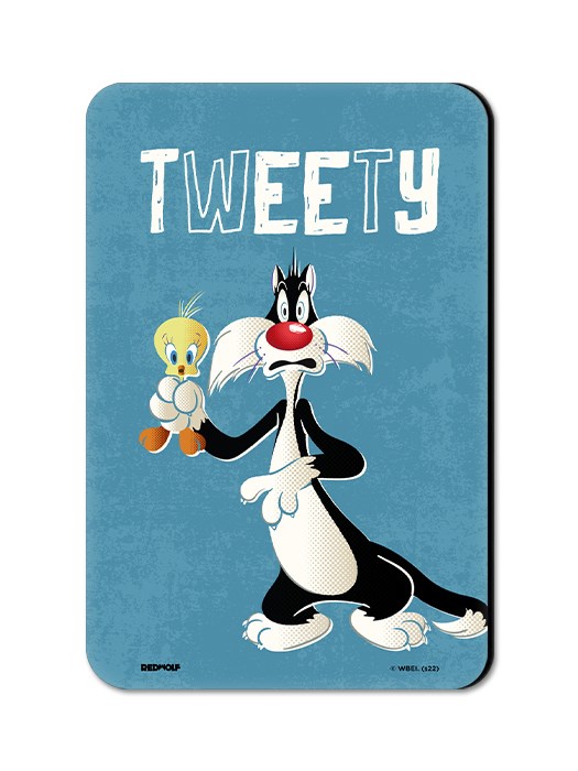 Shocked Tweety - Looney Tunes Official Fridge Magnet