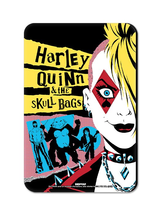 Skull Bags - Harley Quinn Official Fridge Magnet