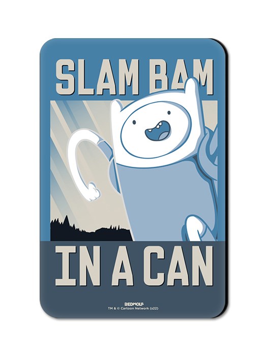 Slam Bam In A Can - Adventure Time Official Fridge Magnet