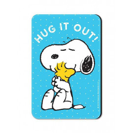 Hug It Out - Peanuts Official Fridge Magnet