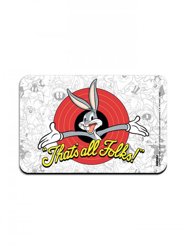 That's All Folks - Looney Tunes Official Fridge Magnet