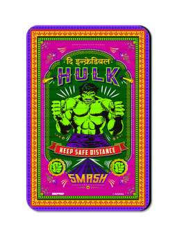 The Incredible Hulk: Desi Truck Art - Marvel Official Fridge Magnet