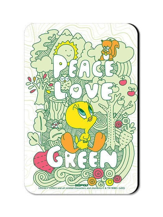 Tweety: Peace - Looney Tunes Official Fridge Magnet