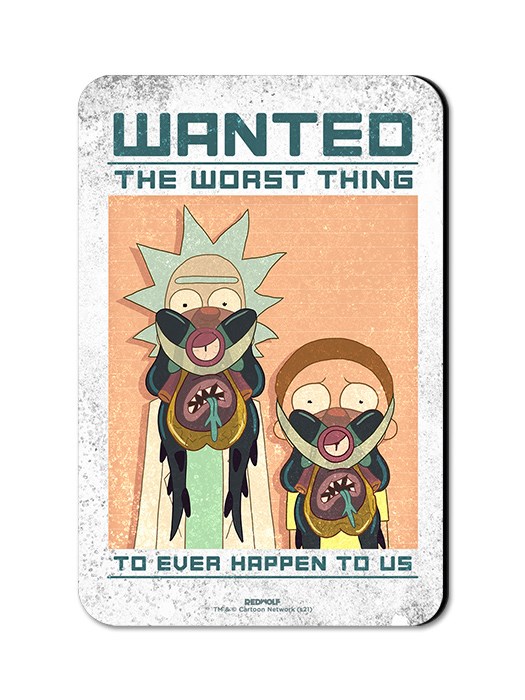 Wanted - Rick And Morty Official Fridge Magnet
