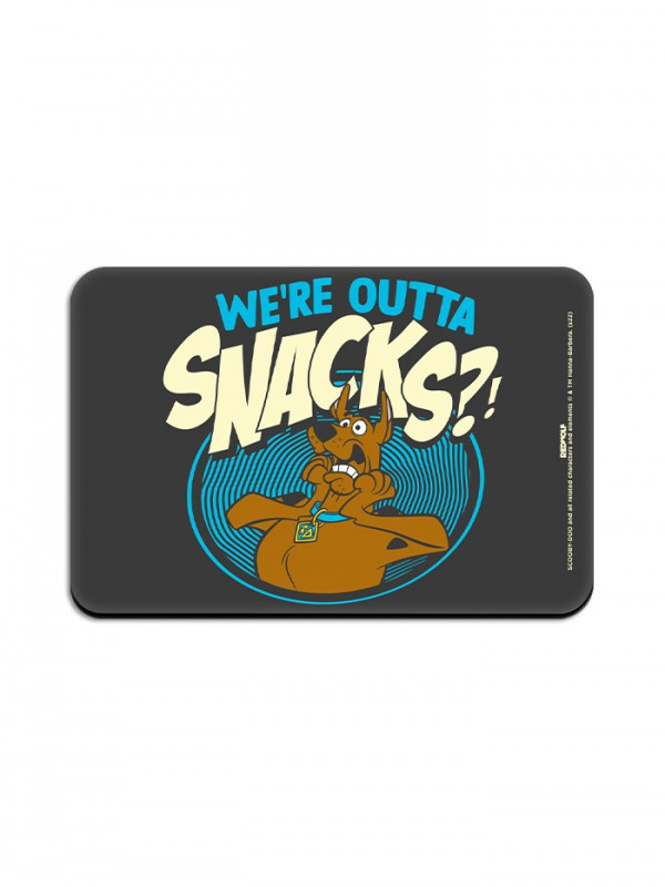 We're Outta Snacks?! - Scooby Doo Official Fridge Magnet