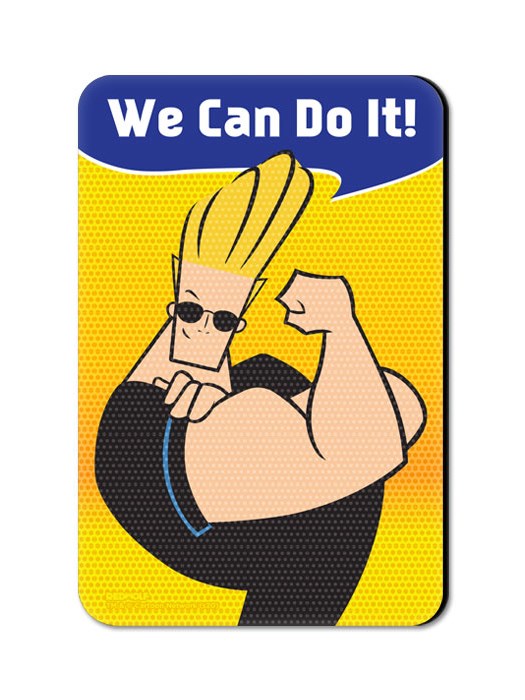We Can Do It - Johnny Bravo Official Fridge Magnet