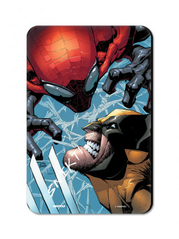 Wolverine Vs. Spider-Man - Marvel Official Fridge Magnet