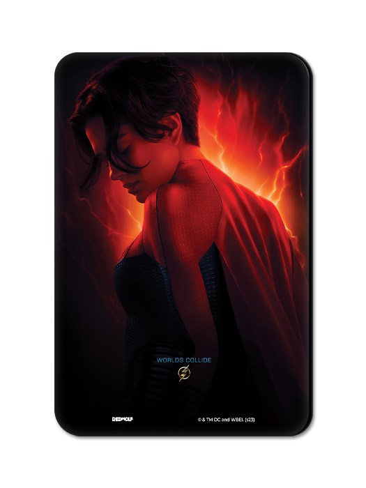 Worlds Collide: Supergirl -  The Flash Official Fridge Magnet