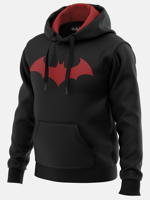 Batman Red Logo - Batman Official Hoodie