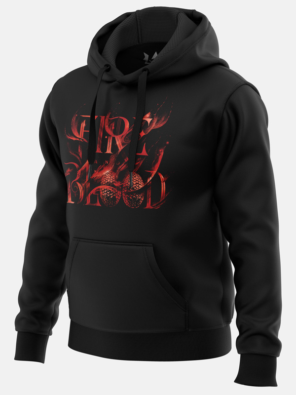 Fire And Blood - Game Of Thrones Official Hoodie