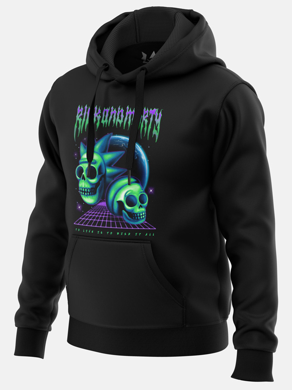 Skeletal Rick and Morty - Rick and Morty Official Hoodie
