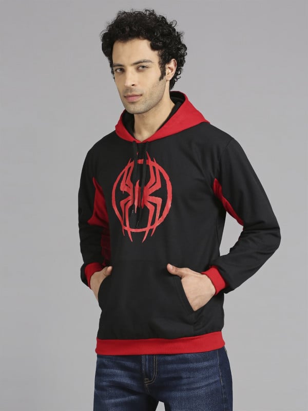 Across The Spider-Verse: Miles Morales Logo - Marvel Official Hoodie