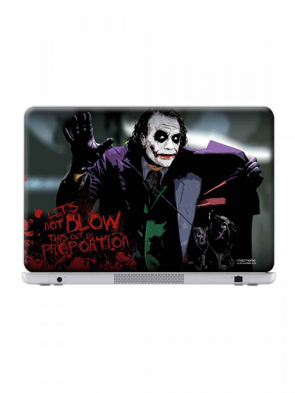 Blow Out Of Proportion - DC Comics Official Laptop Skin