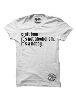 Craft Beer: It's A Hobby (White) - Drifters Official T-shirt