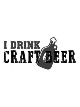 I Drink Craft Beer (White) - Drifters Official T-shirt