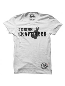 I Drink Craft Beer (White) - Drifters Official T-shirt