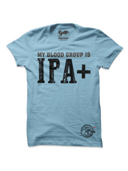 My Blood Group Is IPA+ (Sky Blue) - Drifters Official T-shirt