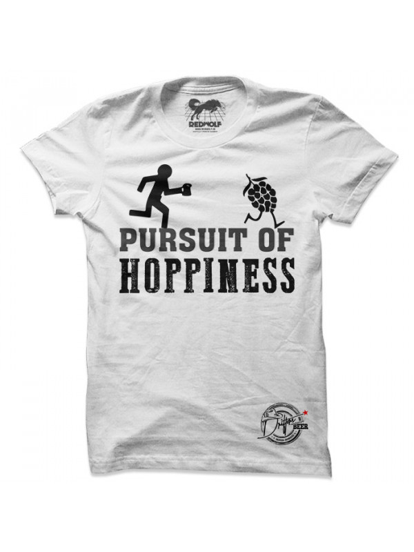 Pursuit Of Hoppiness (White) - Drifters Official T-shirt