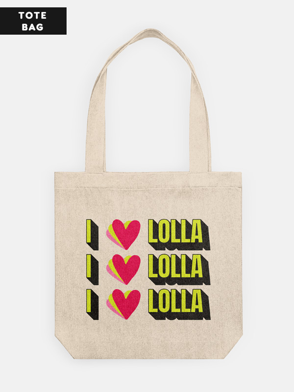 I Heart Lolla - Lollapalooza India Official Tote Bag
