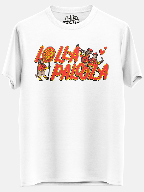 Band Of Monkeys - Lollapalooza India Official T-shirt