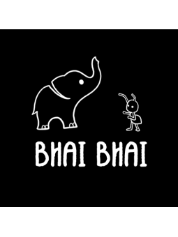 Bhai Bhai (Black) - T-shirt