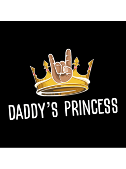 Daddy's Princess (Black) - T-shirt