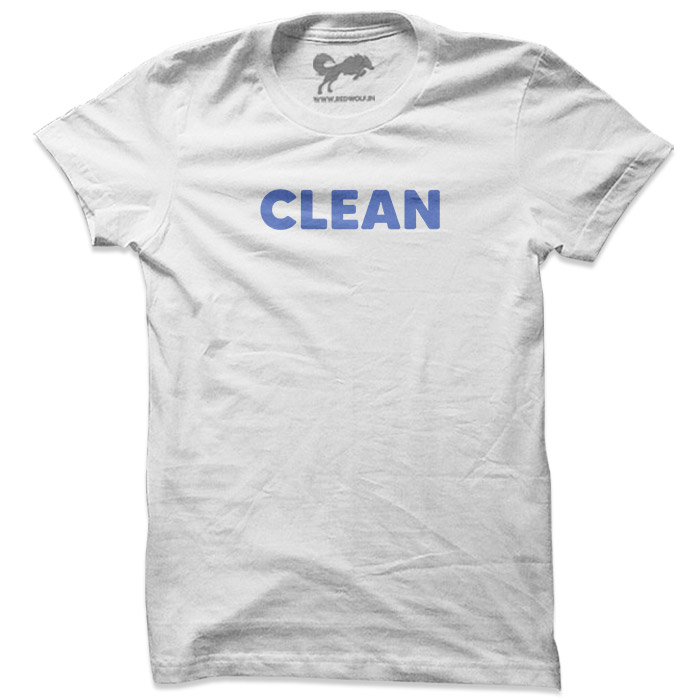 Clean (White) - T-shirt