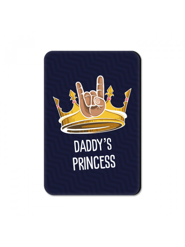 Daddy's Princess (Navy) - Fridge Magnet