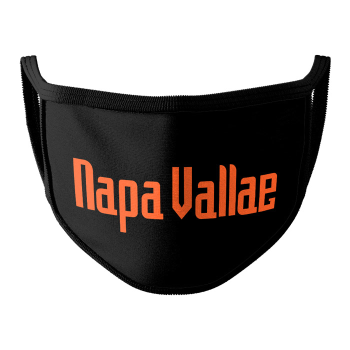 Napa Vallae (Black & Orange) - Face Mask