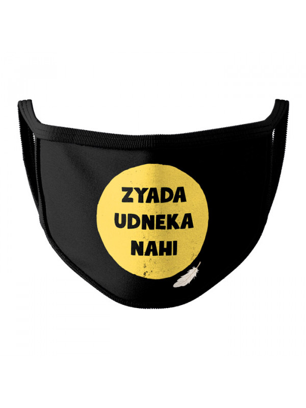 Zyada Udneka Nahi (Black) - Face Mask
