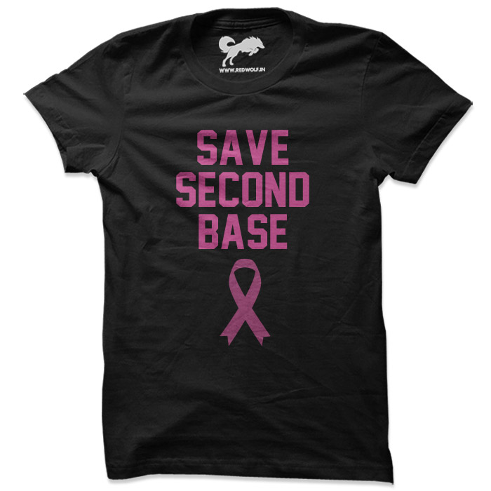 Beautiful Girls: Save Second Base Black T-shirt [Pre-order Product]