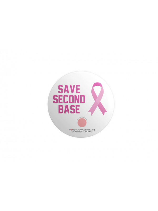 Beautiful Girls: Save Second Base White Badge [Pre-order Product]