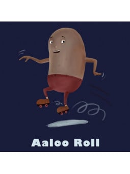 Bingo! Aaloo Roll (Navy)