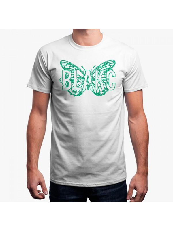 BLAKC Butterfly Logo Tee - White