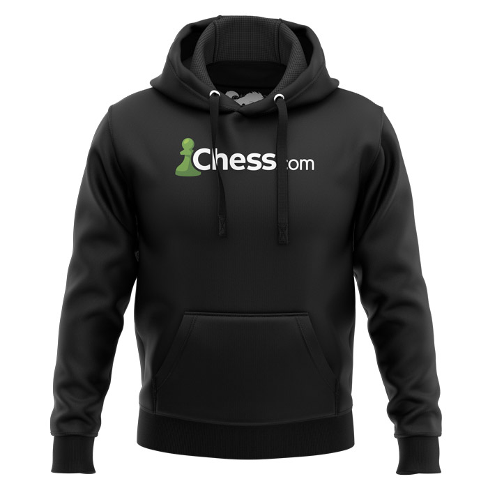Chess.com Classic (Black) - Hoodie