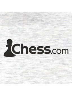 Chess.com Dark Logo (Ecru) - T-shirt