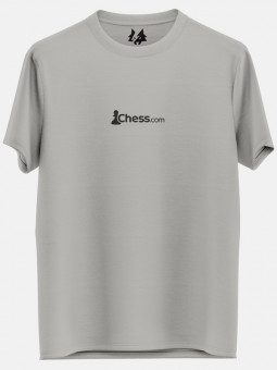 Chess.com Dark Logo (Grey) - T-shirt