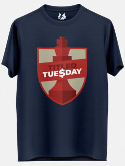Titled Tuesday (Navy) - T-shirt