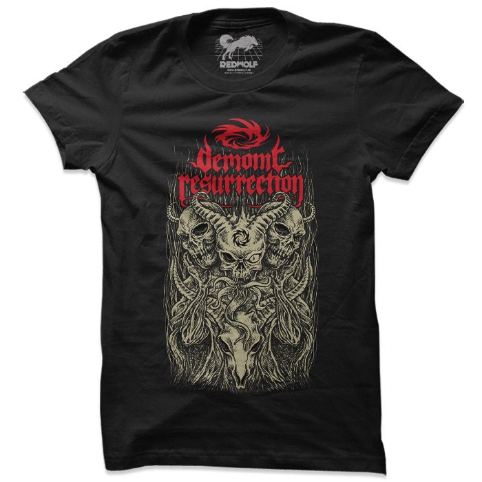 Demonic Resurrection: Skulls & Bones T-Shirt | Official Demonic ...