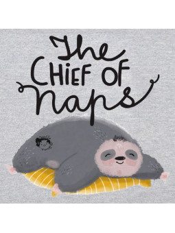 The Chief Of Naps (Heather Grey) - Hoodie