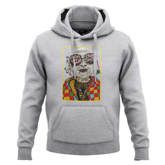 Focus On Your Own Shit (Heather Grey) - Hoodie