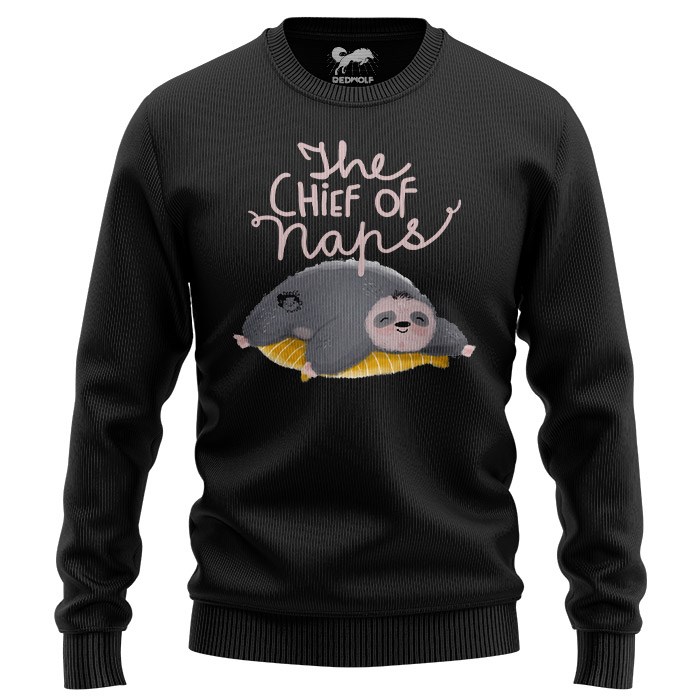 The Chief Of Naps (Black) - Pullover