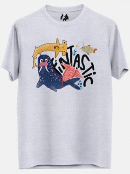 Fintastic (Ecru) - T-shirt