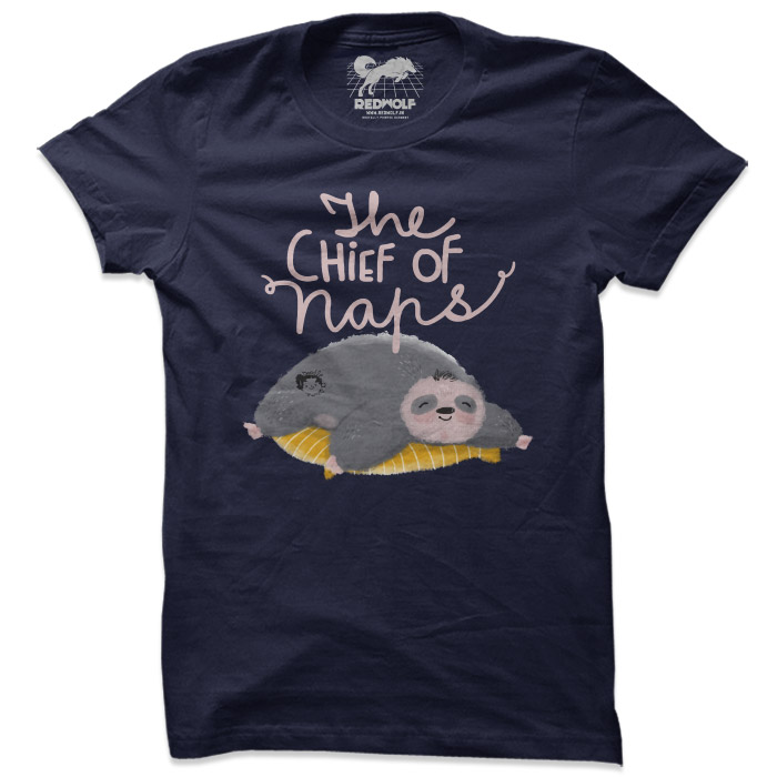 The Chief Of Naps (Navy) - T-shirt